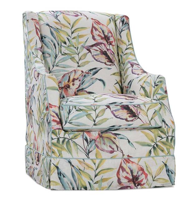 Hayward Slipcover Swivel Chair